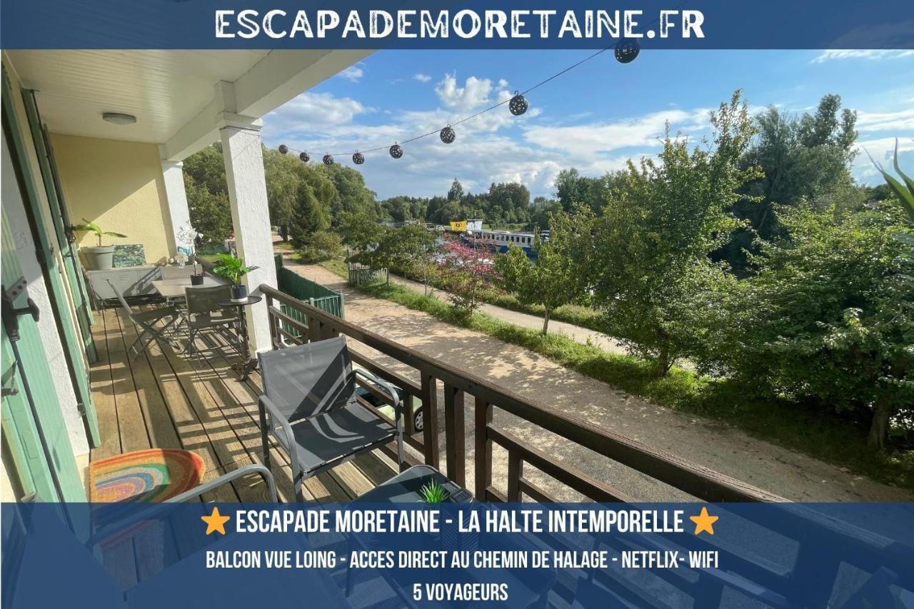 모레쉬르루앙 T3-Balcon Plein Sud-Acces Direct Au Bord Du Loing 아파트 외부 사진